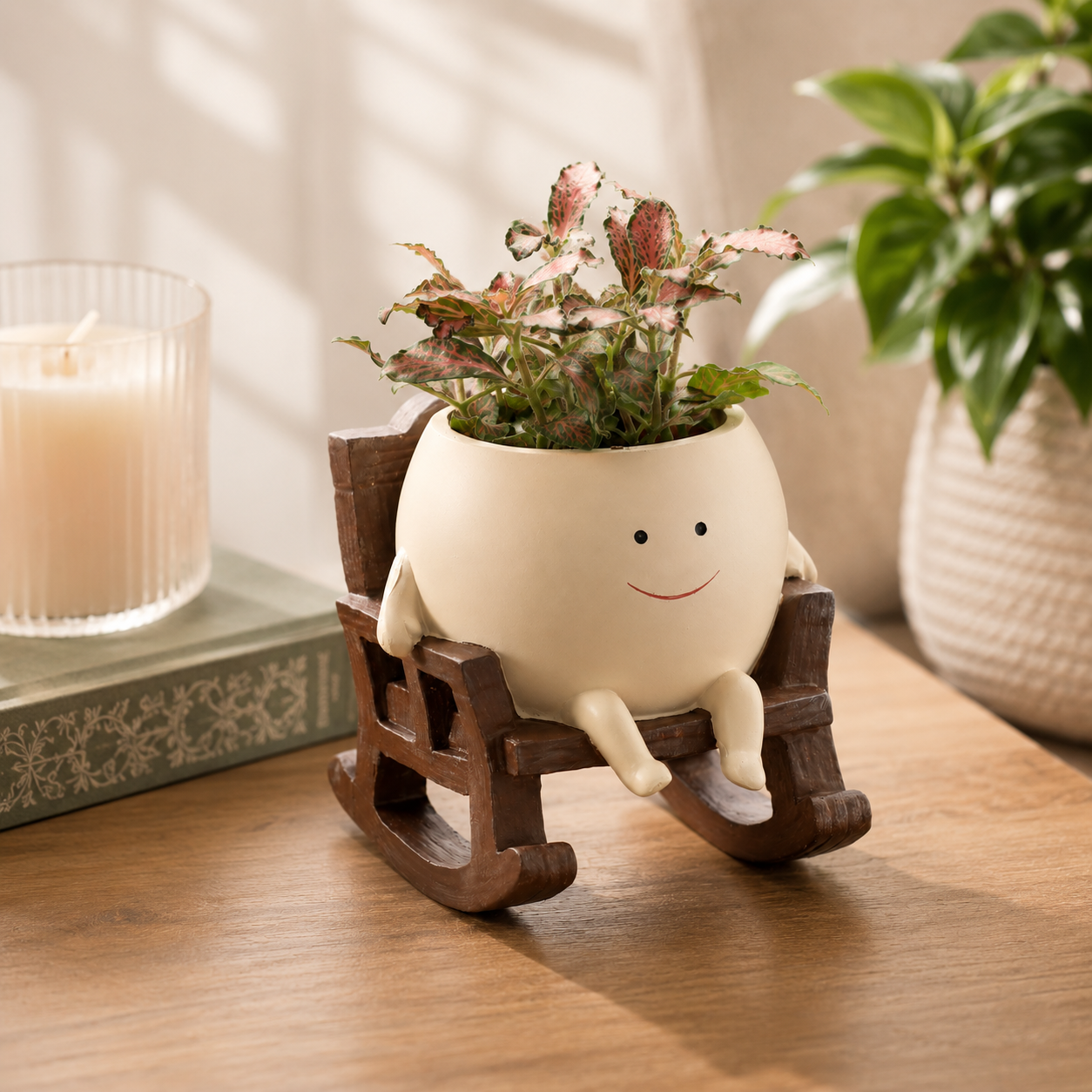 Snuggle Mugs Rocker Planter