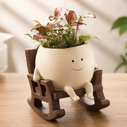 Snuggle Mugs Rocker Planter