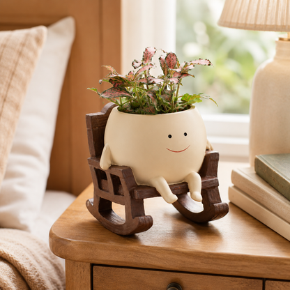 Snuggle Mugs Rocker Planter