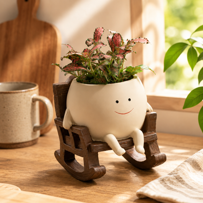 Snuggle Mugs Rocker Planter